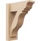 Ekena Millwork 6-in W x 14-in D x 18-in H Funston Trad Rough Cedar Woodgrain TimberThane Outlooker, Primed Tan OUTUR060X14X18FST04RCPR - alternate 1